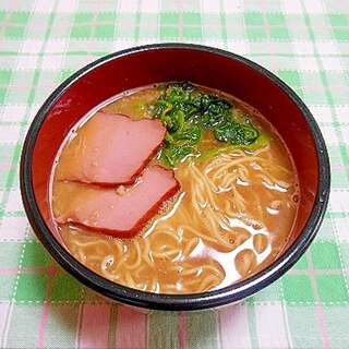 焼き豚＆ほうれん草のラーメン